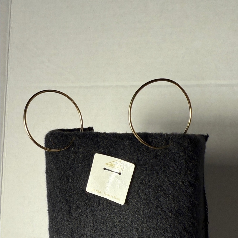CO Gold Hoop Earrings